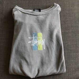 Grey stussy t-shirt